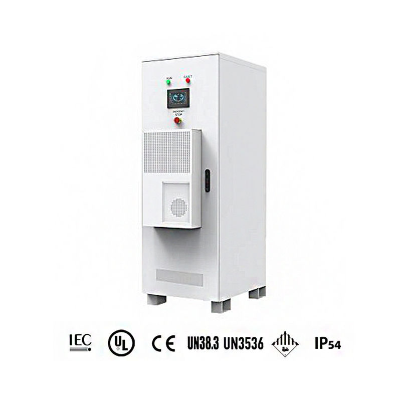 IP54 allen in Één Geïntegreerd Openlucht van de het Lithiumbatterij van 100ah 30kw de Opslagkabinet