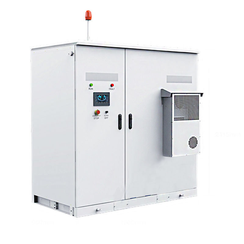 Allen in Één Openlucht het Kabinets60kw 124.8kwh Lithium Ion Phosphate Battery van de Energieopslag
