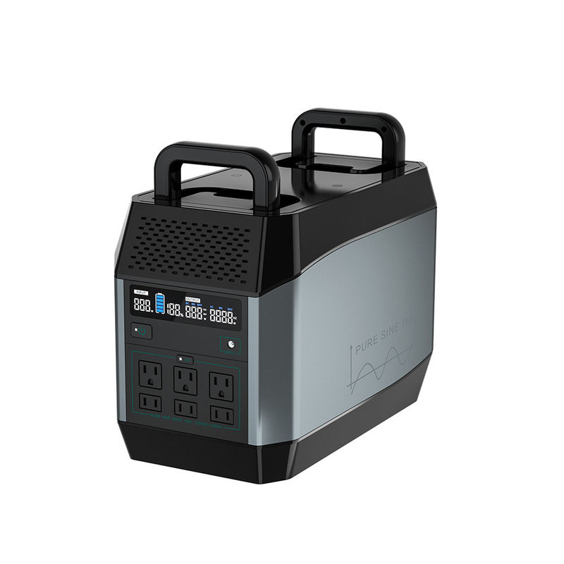 1000w de navulbare Draagbare Zonneopslag van de Krachtcentralelifepo4 Batterij voor het Kamperen