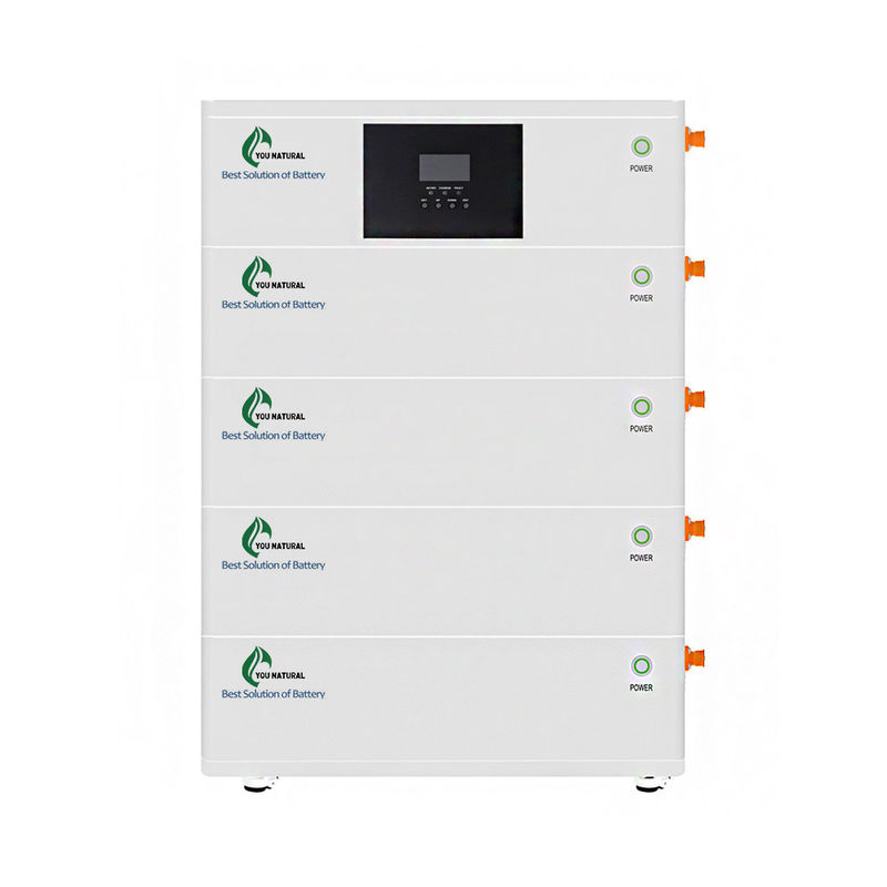 Allen in Één Stapelbare het Huisbatterij 20kw van Lifepo4 van Opslag van de Net de Zonnebatterij
