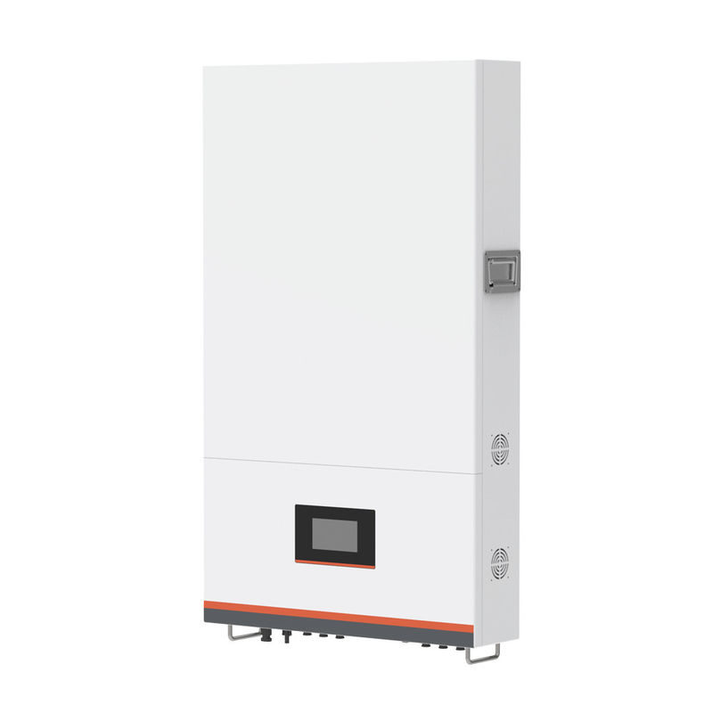 Muur van 6kw 16s1p zette ZonnedieBatterij 8243KW Lifepo4 in Omschakelaar voor Zonne-energie wordt gebouwd op