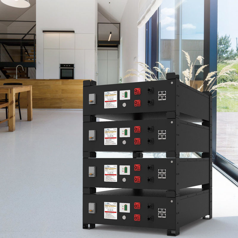 van het de Serverrek van 20480Wh 51.2V Lifepo4 van het de Batterij400ah Lithium de Opslag van Ion Battery For Solar Energy