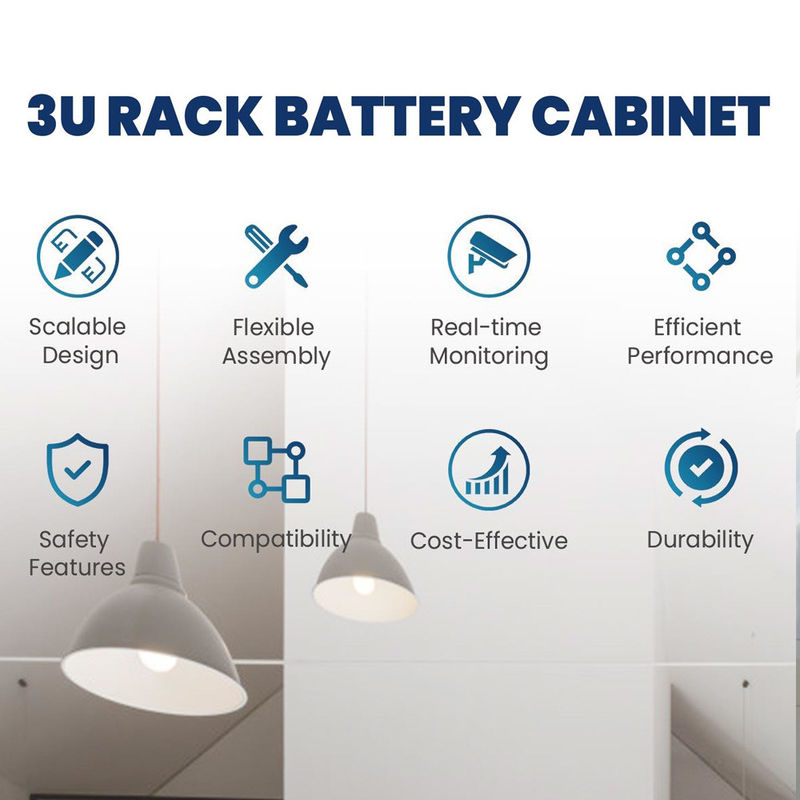 van het de Serverrek van 20480Wh 51.2V Lifepo4 van het de Batterij400ah Lithium de Opslag van Ion Battery For Solar Energy