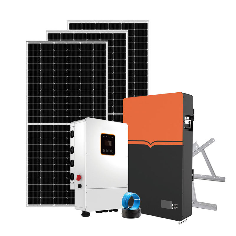 De muur zette de Woon Lage Oplossingen van de de Volt51.2v 9.5KWh Zonne-energie van het Zonne-energiesysteem op