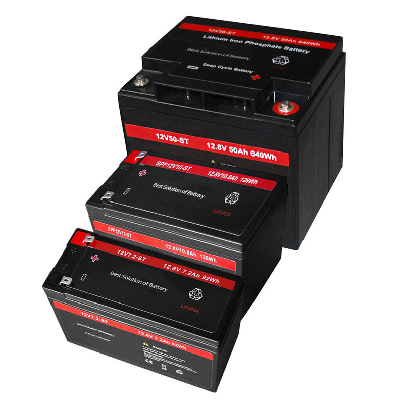 12v 50ah 7.5ah 10ah 640wh oplaadbare Lifepo4-batterij voor buitentoepassingen