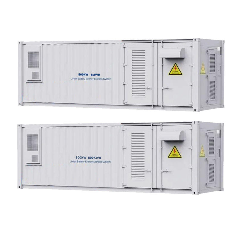 20ft Energy Storage Solutions ESS 500kW / 1000kWh Batterijcontainer Energieopslag systeem