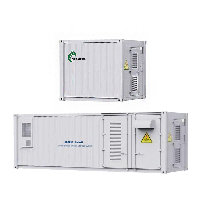 Container voor energieopslagsystemen 5ft Volledig geïntegreerd buitensysteem voor energieopslagcontainer