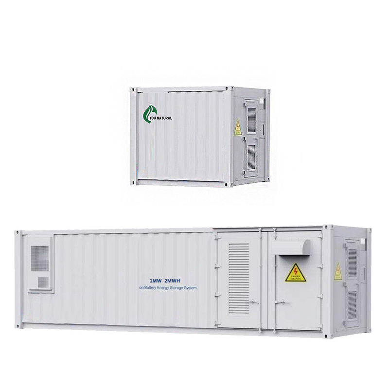 2MWH energieopslagcontainer 1100kW 3870kWh batterijcontainer energieopslagsysteem 40ft