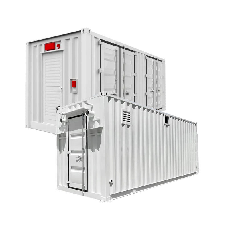 20ft energieopslagcontainers Lithium ijzerfosfaatbatterij 500KW stroomsysteem opslag