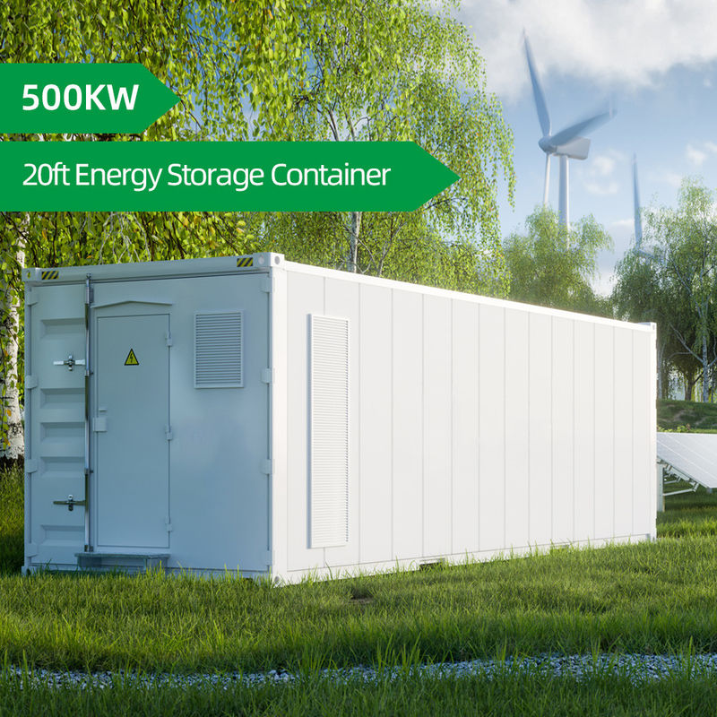 500 kW batterijen Lithiumsysteem Container 20ft Solar Energy Storage Container voor de industrie
