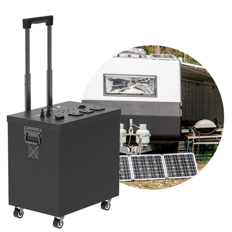 2500w draagbare outdoor elektriciteitscentrale Lifepo4 batterij back-up zonne-generator Pure sinus wave inverter