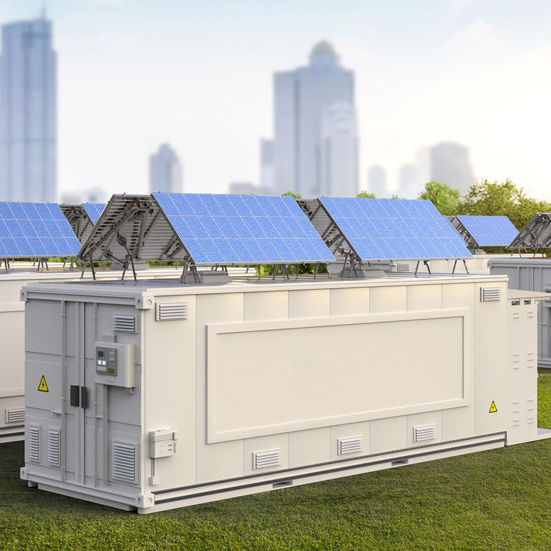 Commercieel energieopslagsysteem van 100 kW met luchtkoeling met aërosolkracht voor maximale opslag