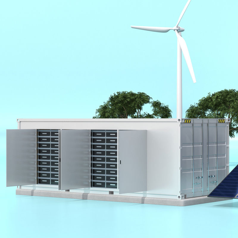 20ft Lithium Ion Battery Container Bess Energy Storage System All in One voor industriële container Battery Energy Storage