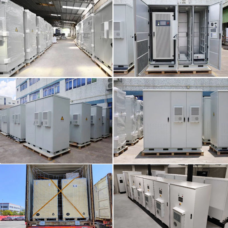 IP54 energieopslagkasten 55kWh batterijsysteem Lithiumbatterijen energieopslagkasten