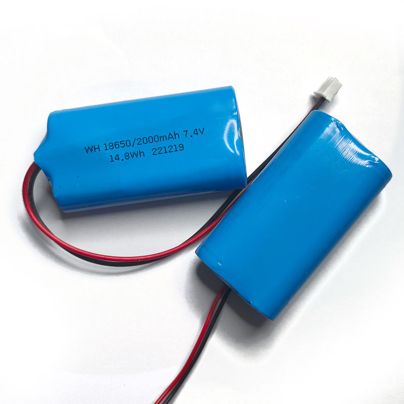 Langdurige 18650 Lithium-ion oplaadbare cel met nominale spanning 3.7V-11.1V 2S 3S 800mah 2000mah 3000mah
